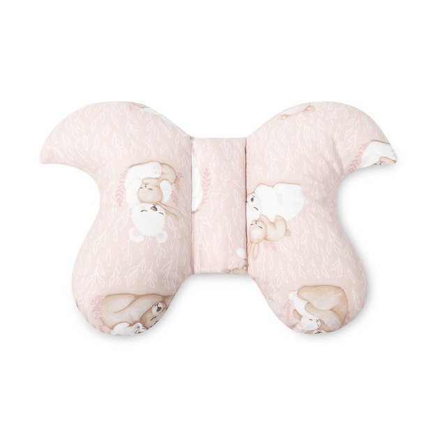 STROLLER INSERT DELUXE MUSLIN BEAR AND RABBIT