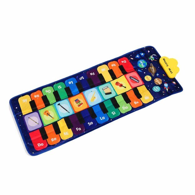 Mata do tańczenia dla dzieci interaktywna muzyczna 8 instrument&oacute;w 10 melodii