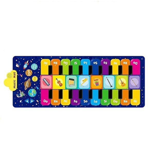 Mata do tańczenia dla dzieci interaktywna muzyczna 8 instrument&oacute;w 10 melodii