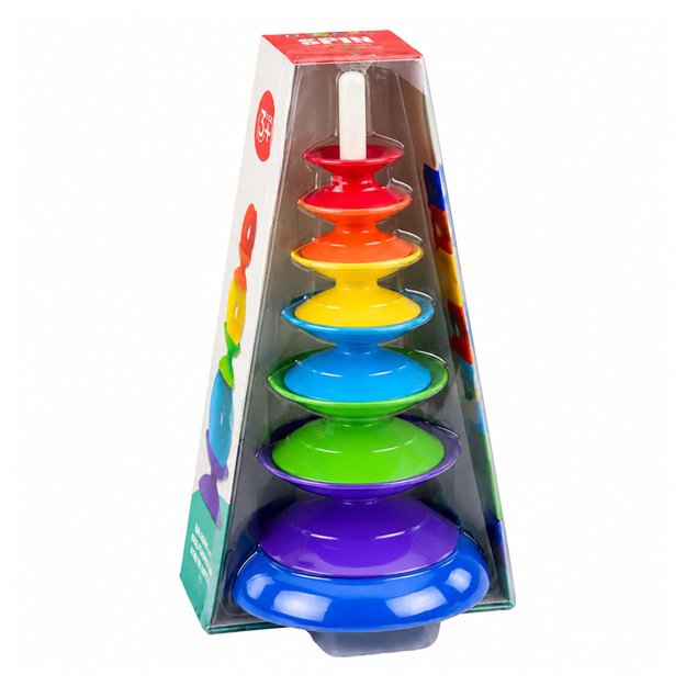 Twisted Sensory Tower Educational Puzzle For Toddlers Colorful