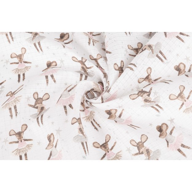TETRA DIAPER 70X80 5-PACK MOUSE PINK