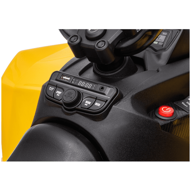 DK-CA002 12V10AH 4x4 geltonas akumuliatorinis keturratis