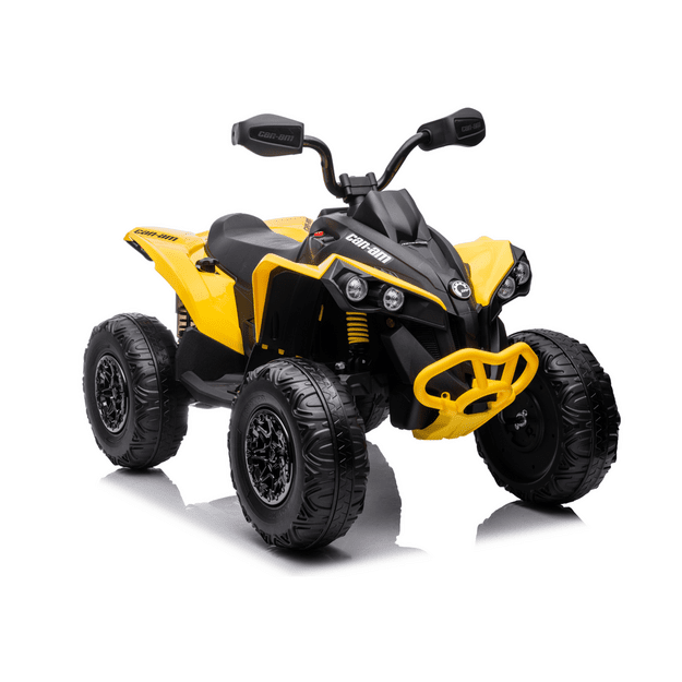 DK-CA002 12V10AH 4x4 geltonas akumuliatorinis keturratis