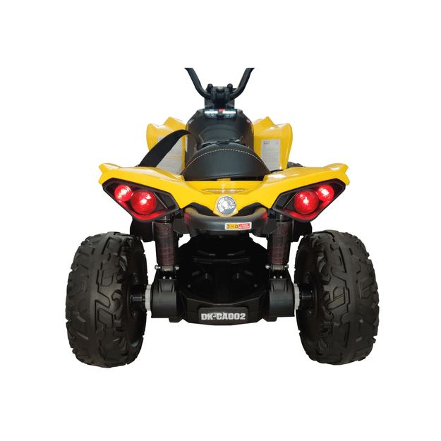 DK-CA002 12V10AH 4x4 geltonas akumuliatorinis keturratis