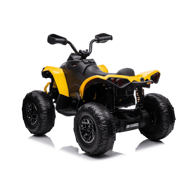 DK-CA002 12V10AH 4x4 geltonas akumuliatorinis keturratis