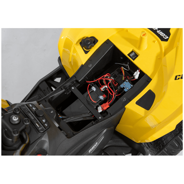 DK-CA002 12V10AH 4x4 geltonas akumuliatorinis keturratis