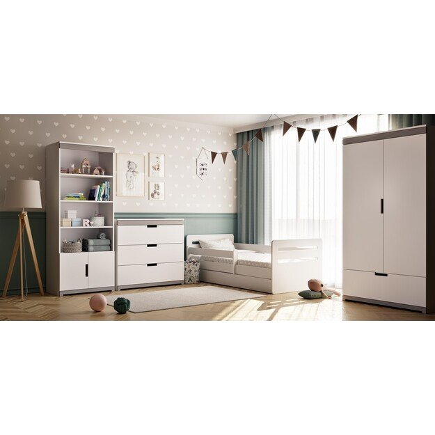 Lova tomi balta be stalčiaus su čiužiniu 160/80 9