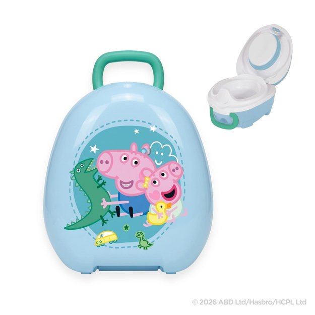 Mokomasis ne&scaron;iojamas naktipuodis George Pig, mėlyna pastelė