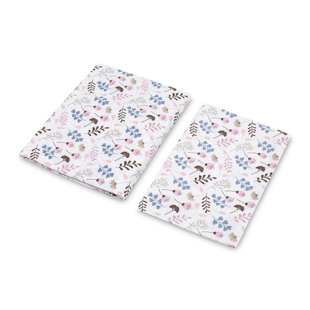 2 PIECE BEDDING COTTON TWIGS PINK 100X135