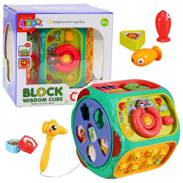 Educational Toy Interactive Cube Multifunctional 8in1