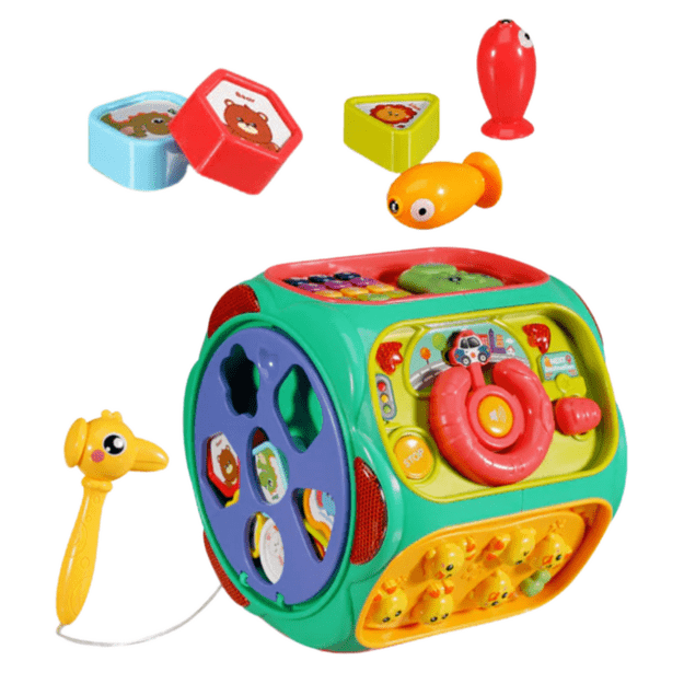 Educational Toy Interactive Cube Multifunctional 8in1