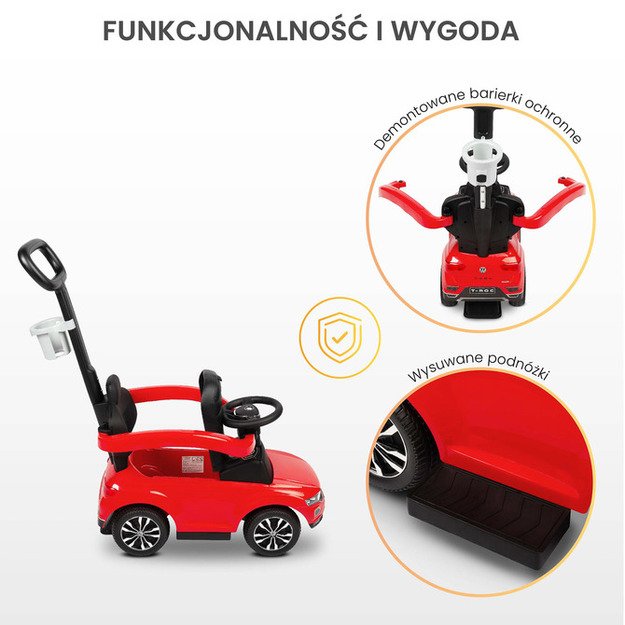 RIDE-ON TOY VW T-ROC RED 25