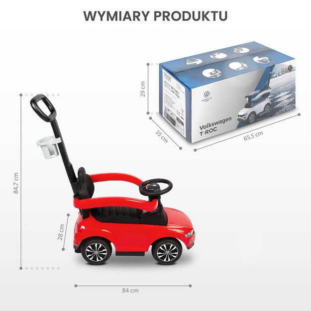 RIDE-ON TOY VW T-ROC RED 28