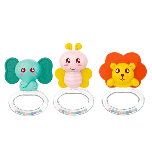 6 kūdikių kramtukų rinkinys Gyvūnai 2