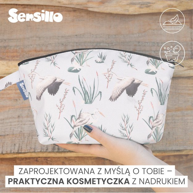 TOILETRY BAG GREY FALL FOREST 1