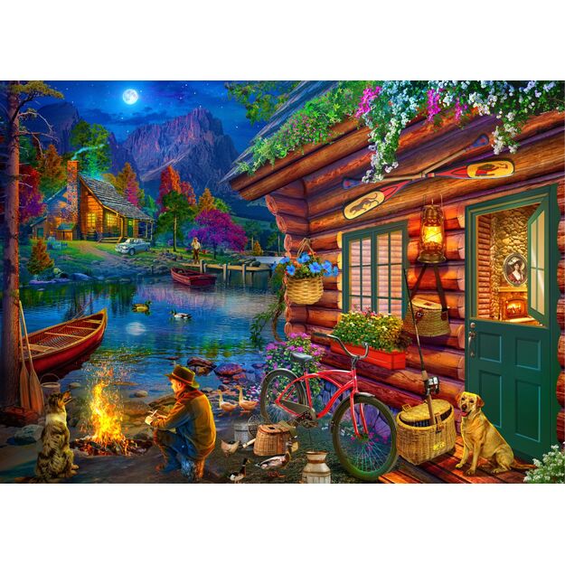 Brain Tree dėlionė, Stovyklavimas, 1000 det. 1