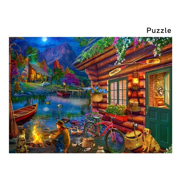 Brain Tree dėlionė, Stovyklavimas, 1000 det. 3