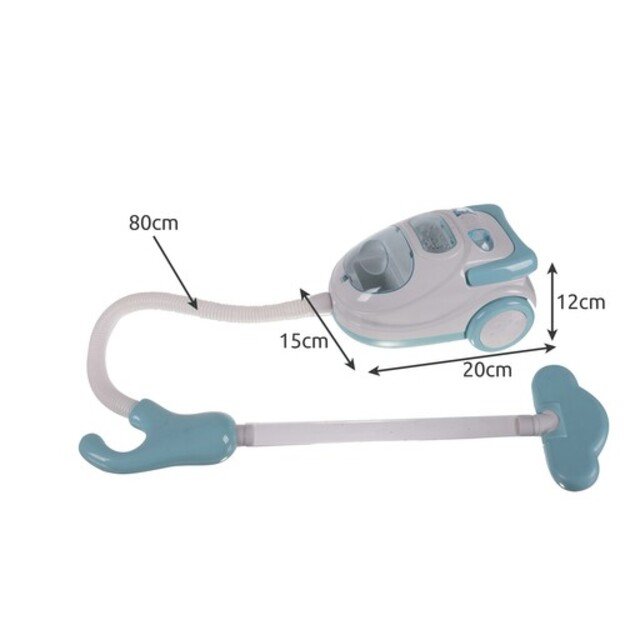 Interactive children's toy vacuum cleaner with sound and suction function