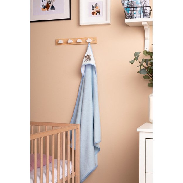 BATH COVER SHEEP 80X80 BLUE 4