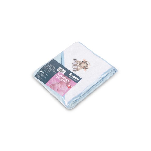 BATH COVER SHEEP 80X80 BLUE 3