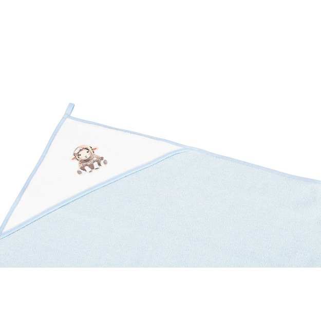 BATH COVER SHEEP 80X80 BLUE 1
