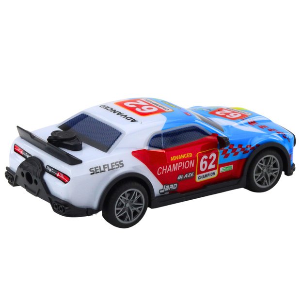 RC Remote Control Sports Car Lights Water Vapor Blue 1:22 2