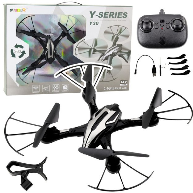 Y30 Remote Controlled Drone LED Lights Light Gyroscope 360° Rotation