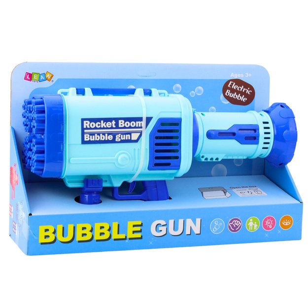 Large Electric Bubble Gun 64 Holes Blue 3