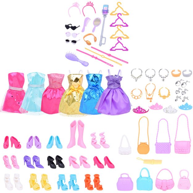 Large Fashion Set Anlily Collection Dresses Accessories 65 pcs. 1