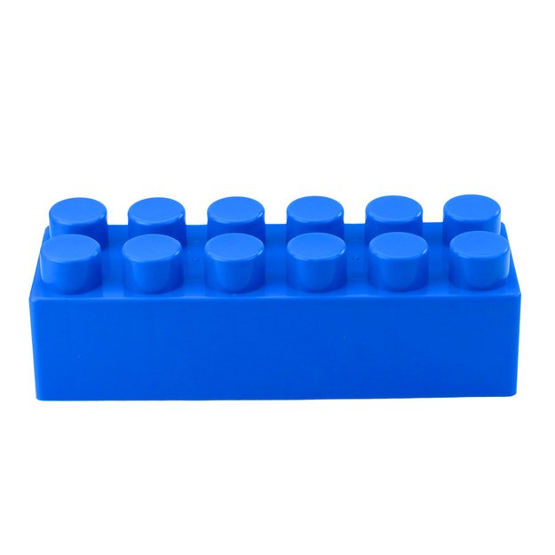Set of Large Construction Blocks in a Bag, Colorful, 28.5x9x9 cm, 6 pcs. 2