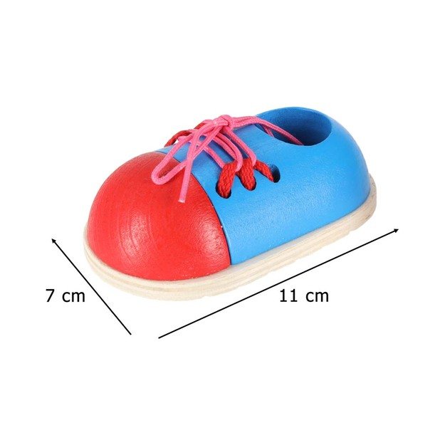 Mokomasis rinkinys, skirtas mokytis rišti batų raištelius 2s 1