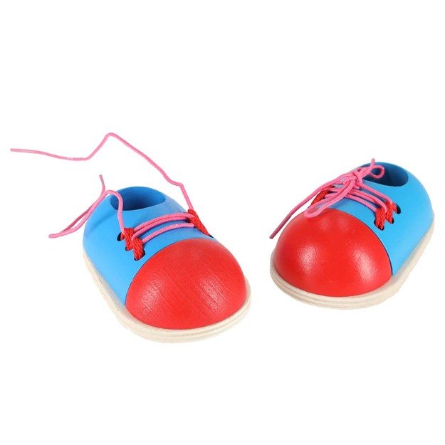 Mokomasis rinkinys, skirtas mokytis rišti batų raištelius 2s 21