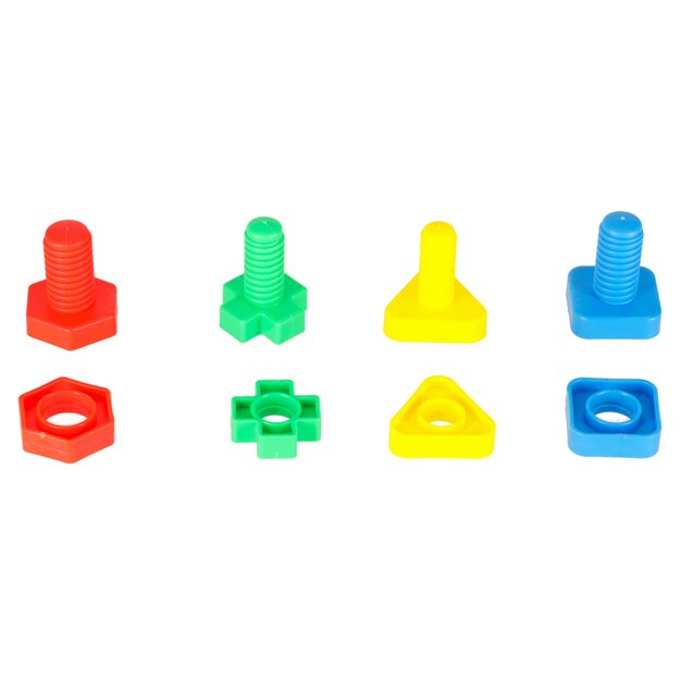 Statybiniai blokai švietimo montessori varžtai 30 elementų 11