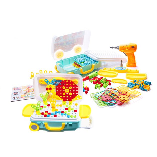 Atsuktuvo grąžtas statybiniai blokai 258 elementai 25