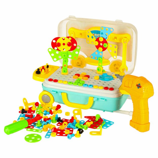 Atsuktuvo grąžtas statybiniai blokai 258 elementai 15