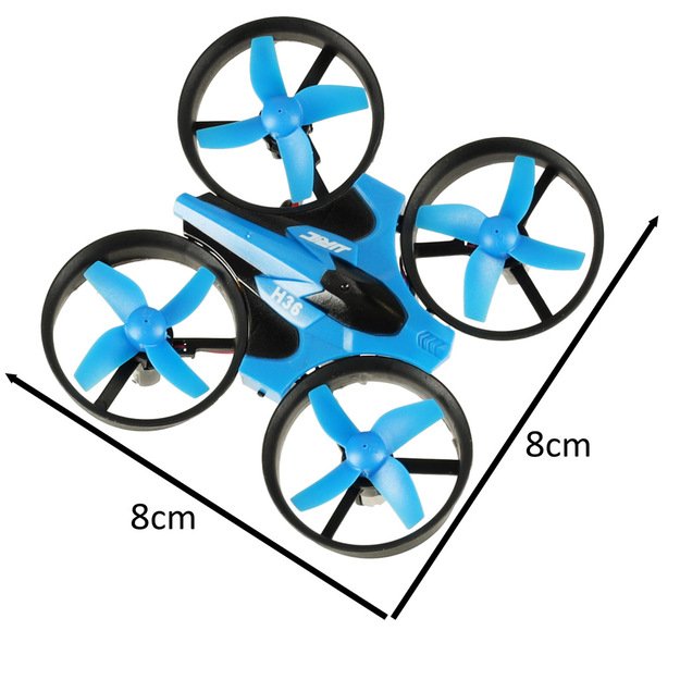 Dron RC JJRC H36 mini 2.4GHz 4CH 6 ašių danga