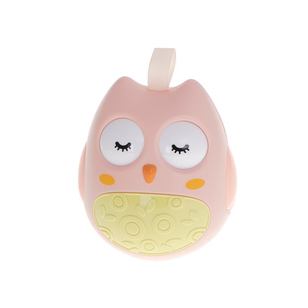 Pink owl swinging toy