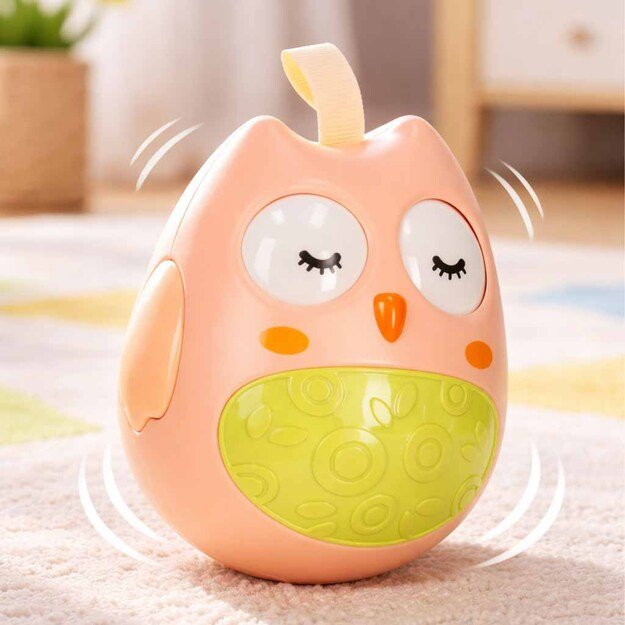 Rozā pūces šūpošanās rotaļlieta 9