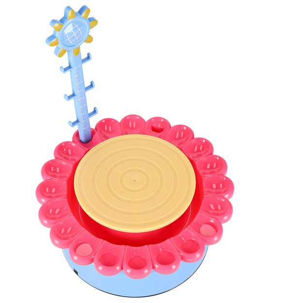 Keramikos rato kūrybinis rinkinys su moliu ir dažais 600g 16