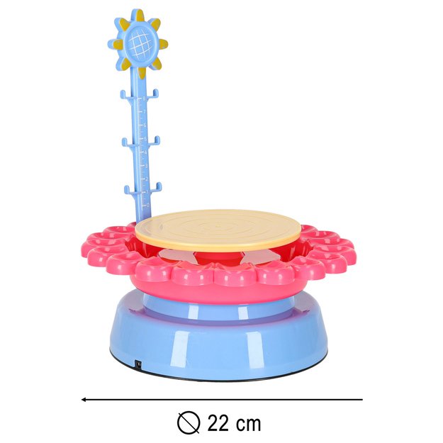 Keramikos rato kūrybinis rinkinys su moliu ir dažais 600g 24