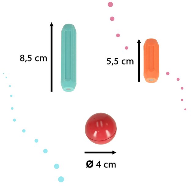 Magnetinės plytos mažiems vaikams 25 elementai