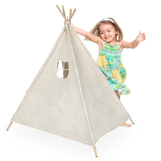 Indėniškas namelis palapinė vaikams Tipi Wigwam 135cm