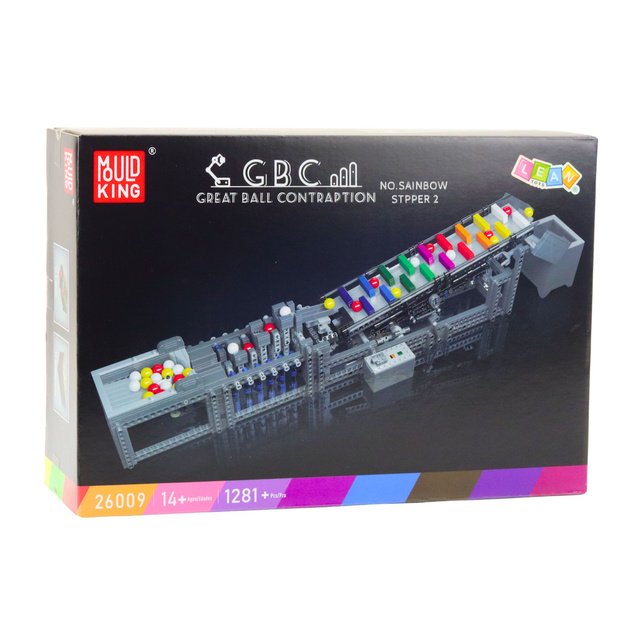 Construction Blocks Ball Track with Electric Motor 1281 pcs. 2