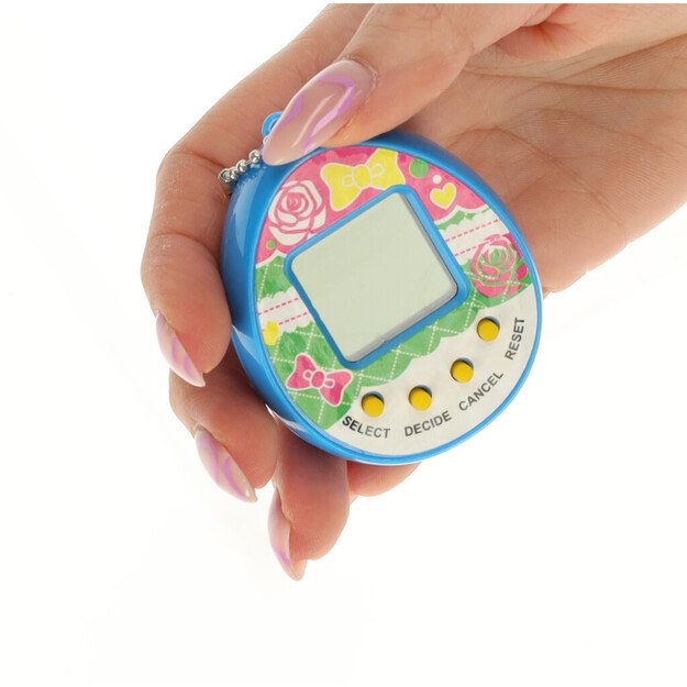 Žaislinis Tamagotchi elektroninis žaidimas kiaušinis mėlynas