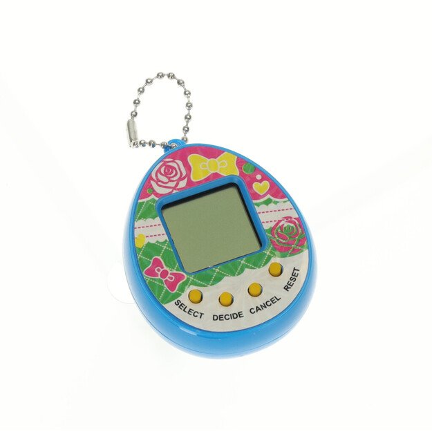 Žaislinis Tamagotchi elektroninis žaidimas kiaušinis mėlynas