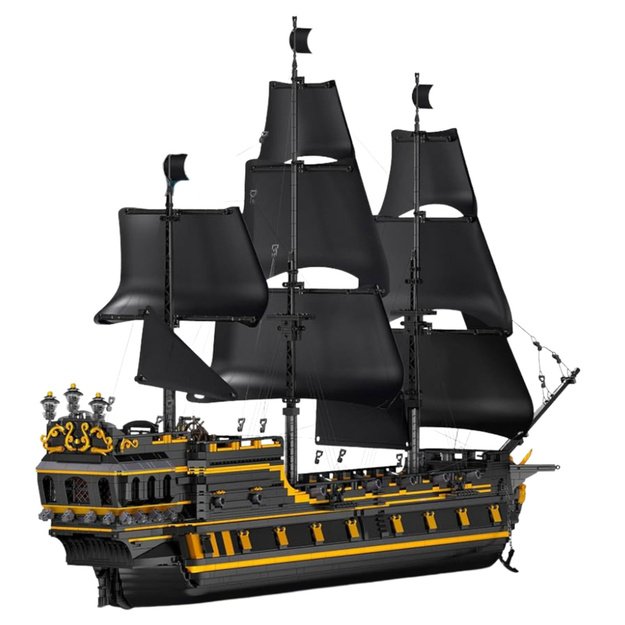 Black Pearl Pirate Ship Construction Bricks 5266 pcs. 1