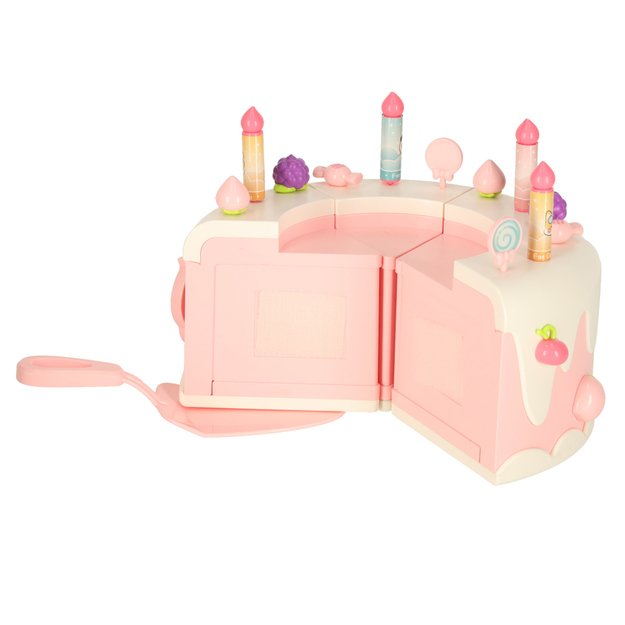 Gimtadienio tortas sukrauti pjaustymo Velcro muzikos šviesos virtuvė 16 vienetų rožinė 5