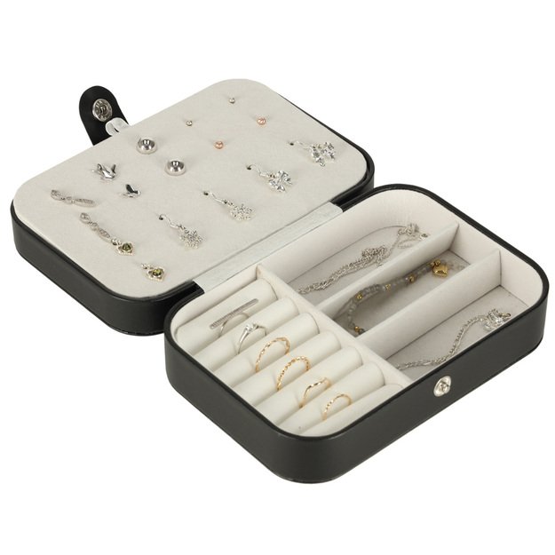 Juoda papuošalų dėžutės organizatorė 12