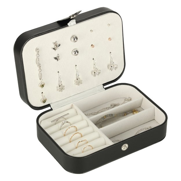 Juoda papuošalų dėžutės organizatorė 11