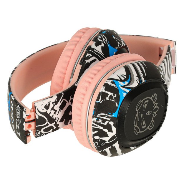  Bluetooth  belaidės ausinės į ausis  Gaming Sport  rožinės spalvos 1